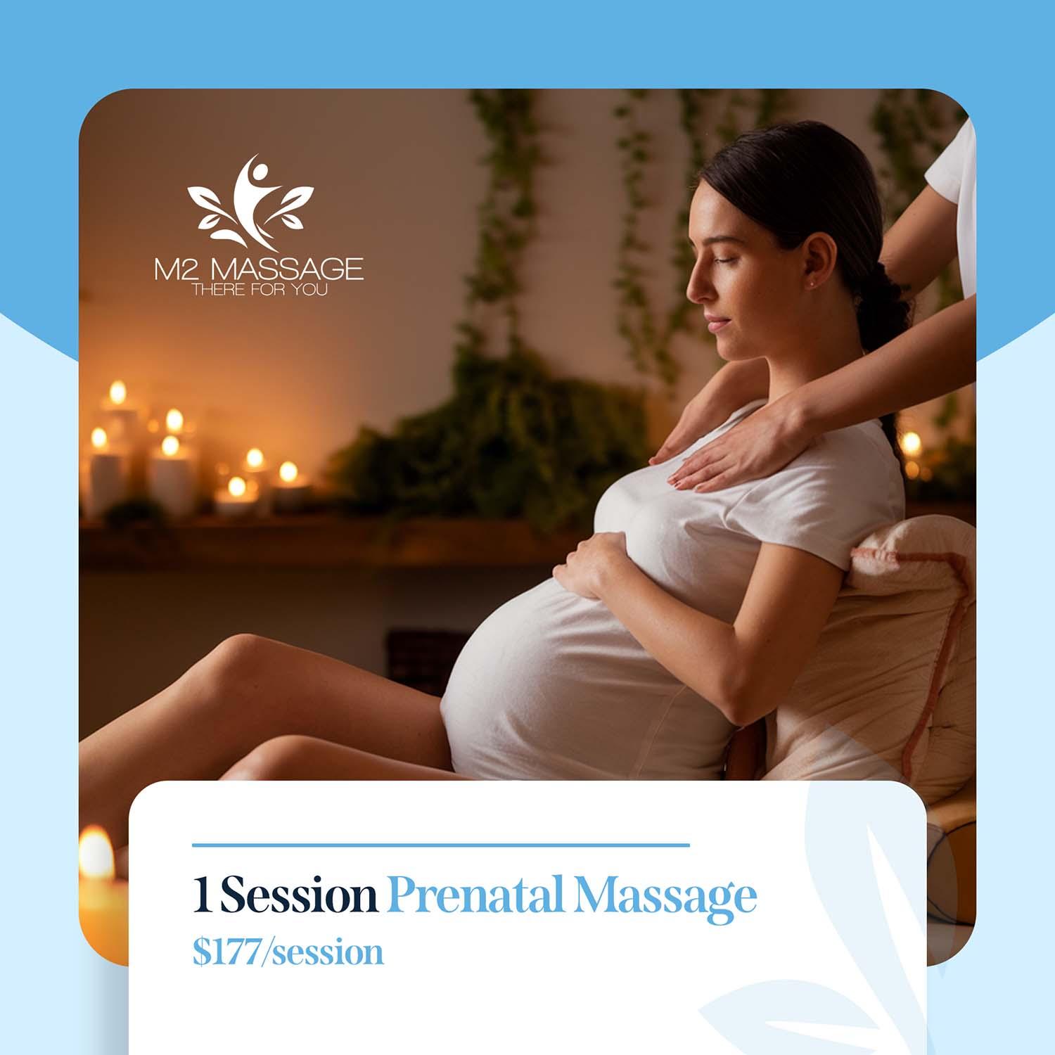 1 Session Prenatal Massage