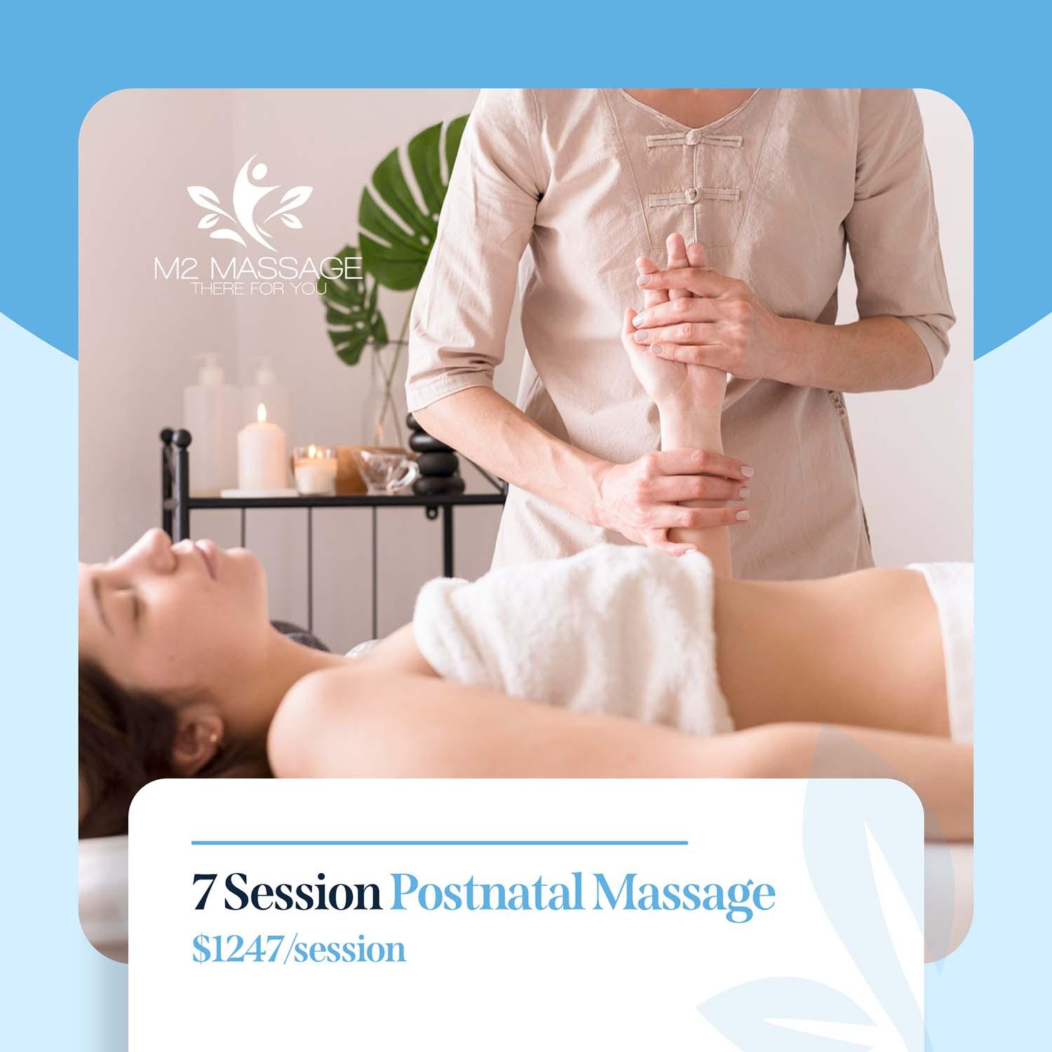 7 Sessions Postnatal Massage